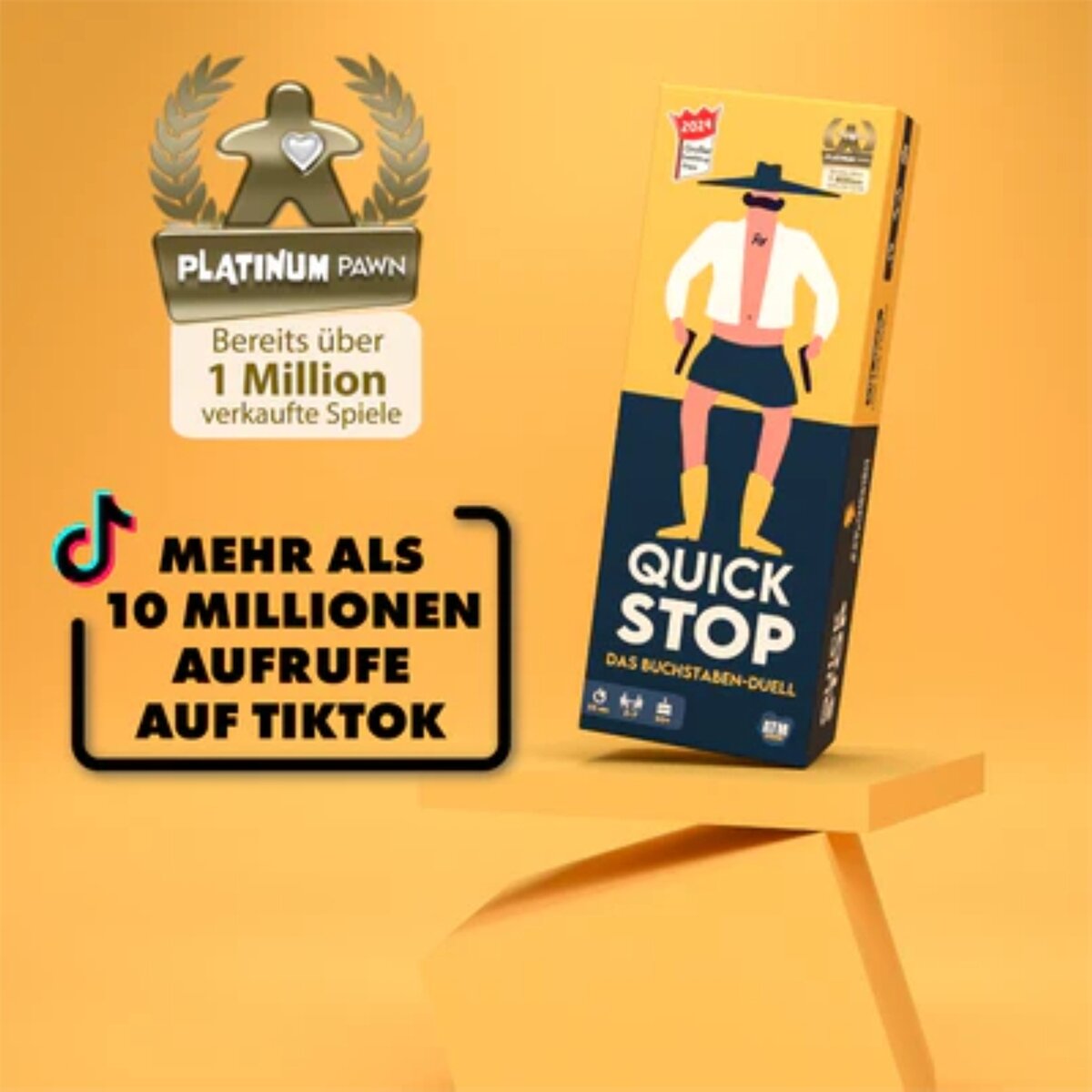 ATM Gaming QuickStop - Das Buchstaben-Duell ab 3 Spieler