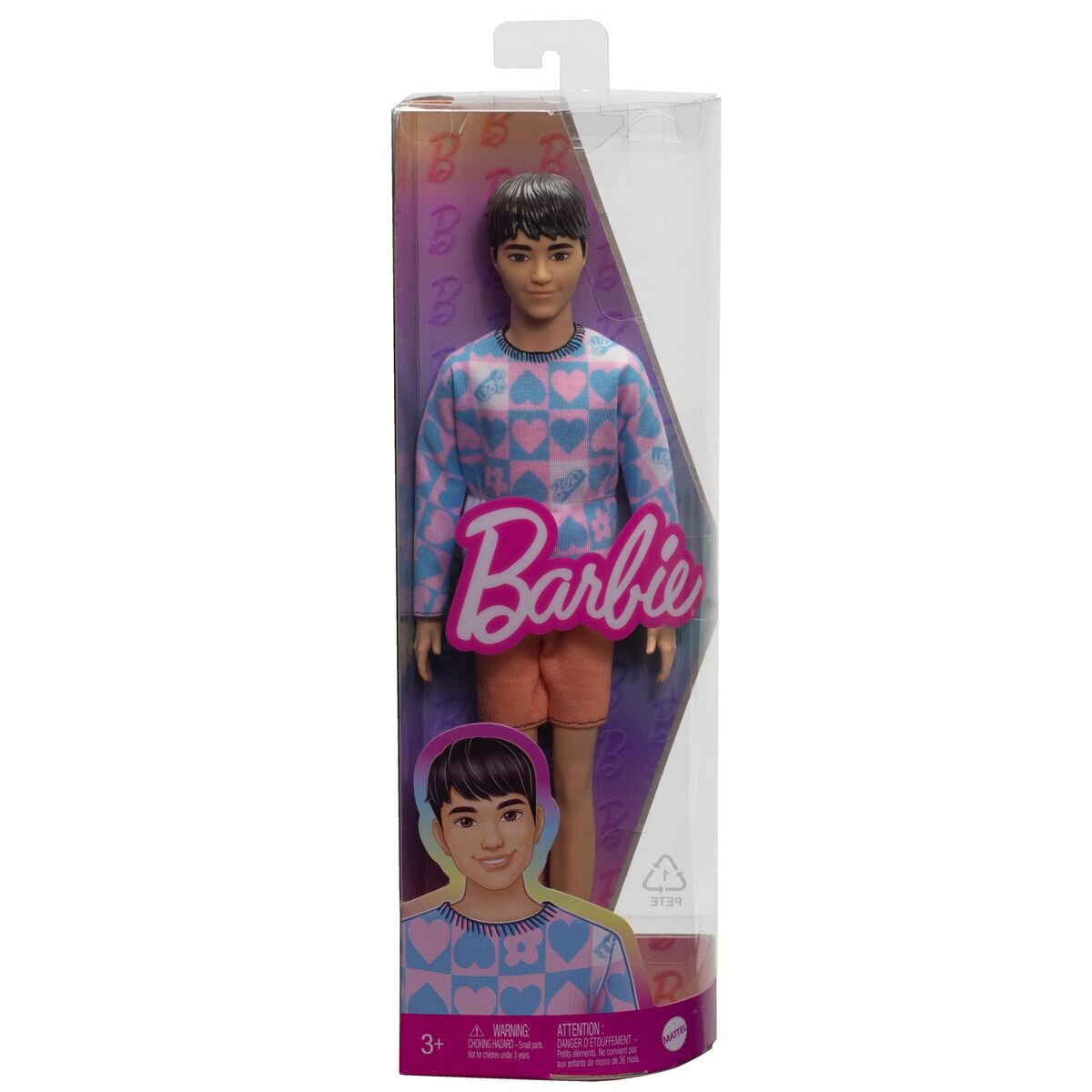Barbie Fashionista Ken-Puppe - Blue and Pink Sweater