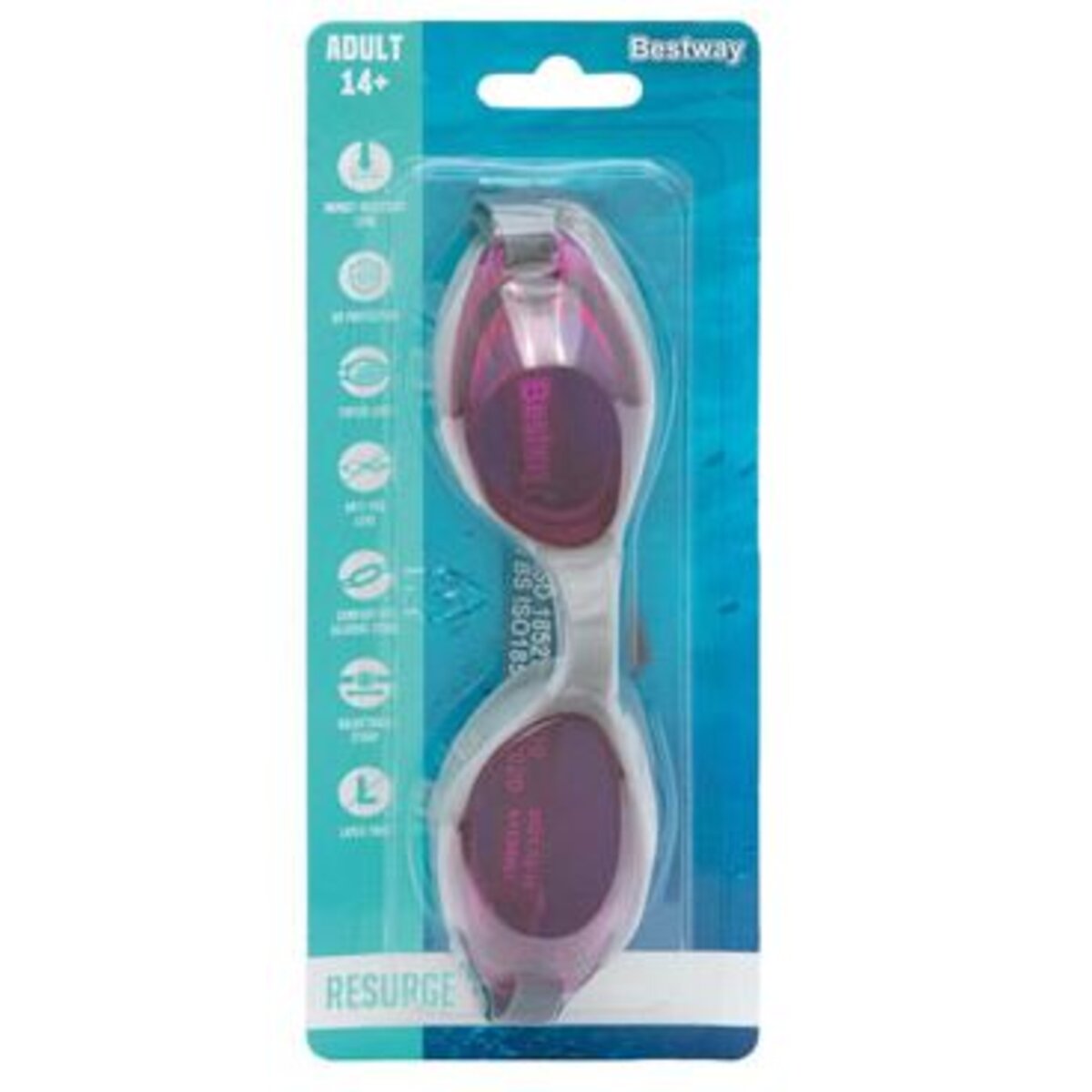 Bestway Schwimmbrille "Resurge" mit Antibeschlag, 1 Stück, 3-fach sortiert