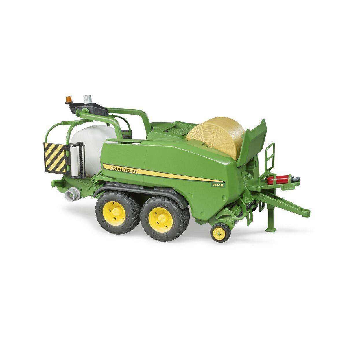 BRUDER® 2032 John Deere Rundballen-Presswickelkombination