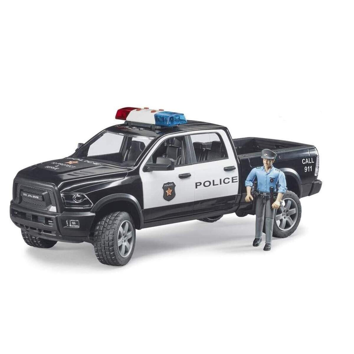 BRUDER® 2505 RAM 2500 Polizei Pickup mit Polizist