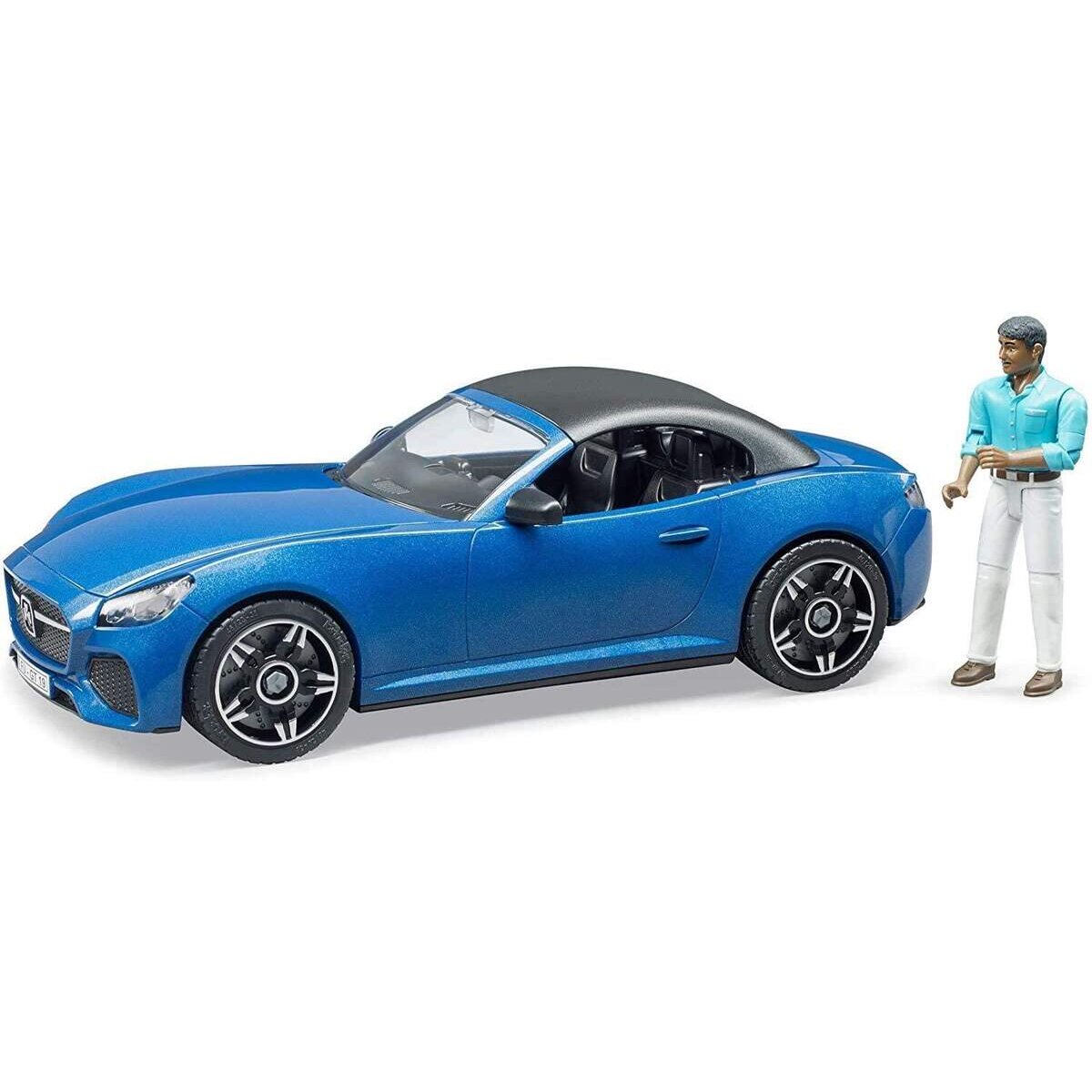 BRUDER® 3481 Roadster blau mit Fahrer