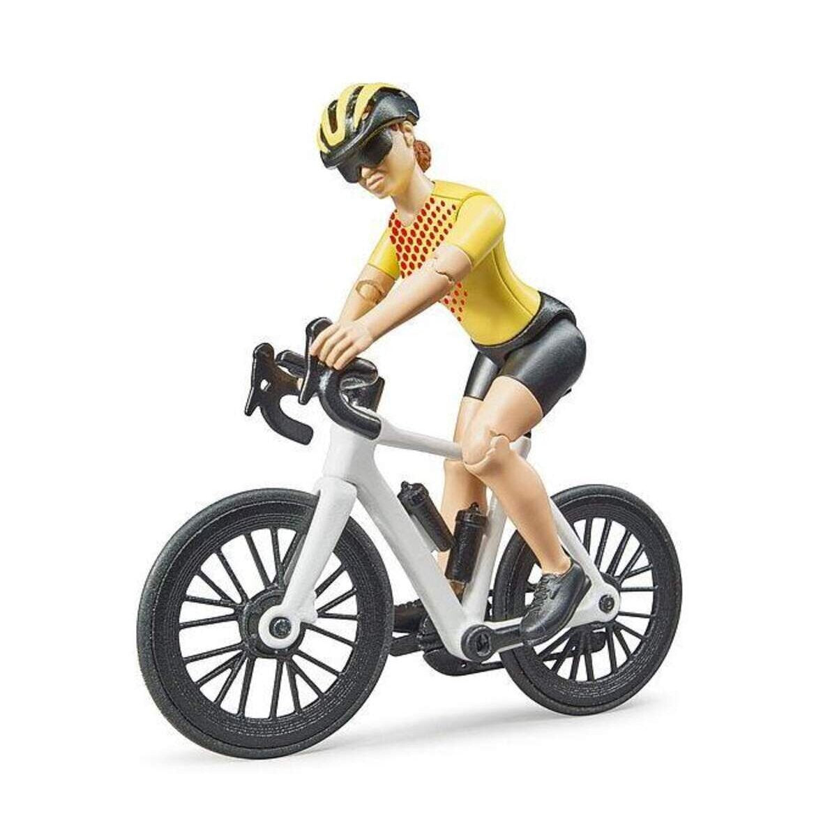 BRUDER® 3485 Roadster rot mit Rennrad