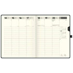 BRUNNEN Buchkalender Kompagnon Jahr 2026 210 × 260 mm Kunststoff schwarz Mod. 761 66