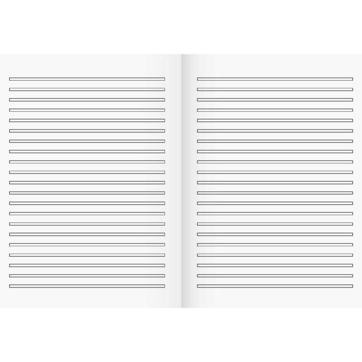 BRUNNEN Schulheft A4, liniert, Lineatur 3, 32 Blatt