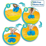 Craze Magic Sand Sea Adventures, 600 g bunter Kinetischer Indoorsand mit Förmchen