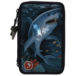 Depesche Dino World 3-Fach Federtasche LED UNDERWATER