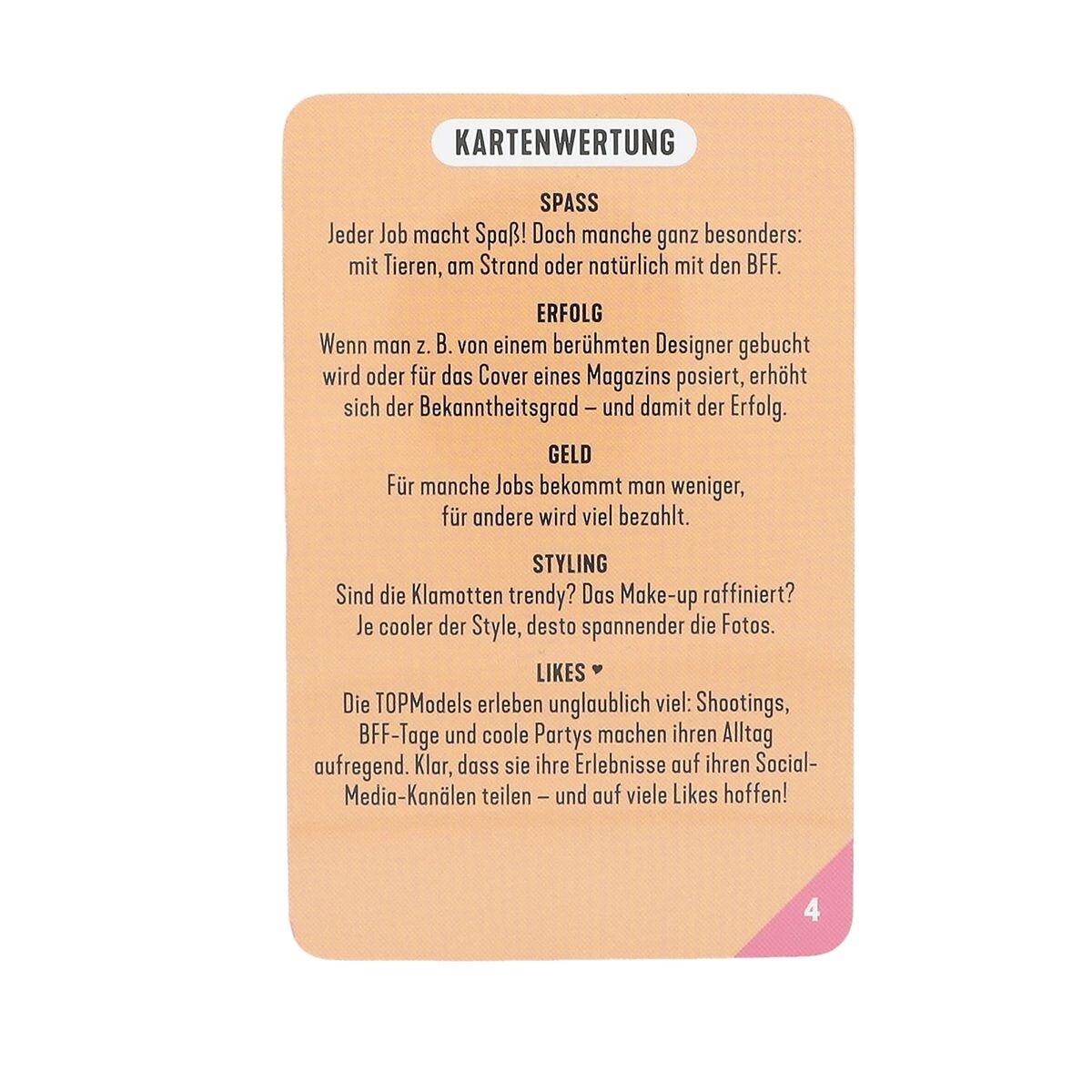 Depesche TOPModel Spielkarten Quartett