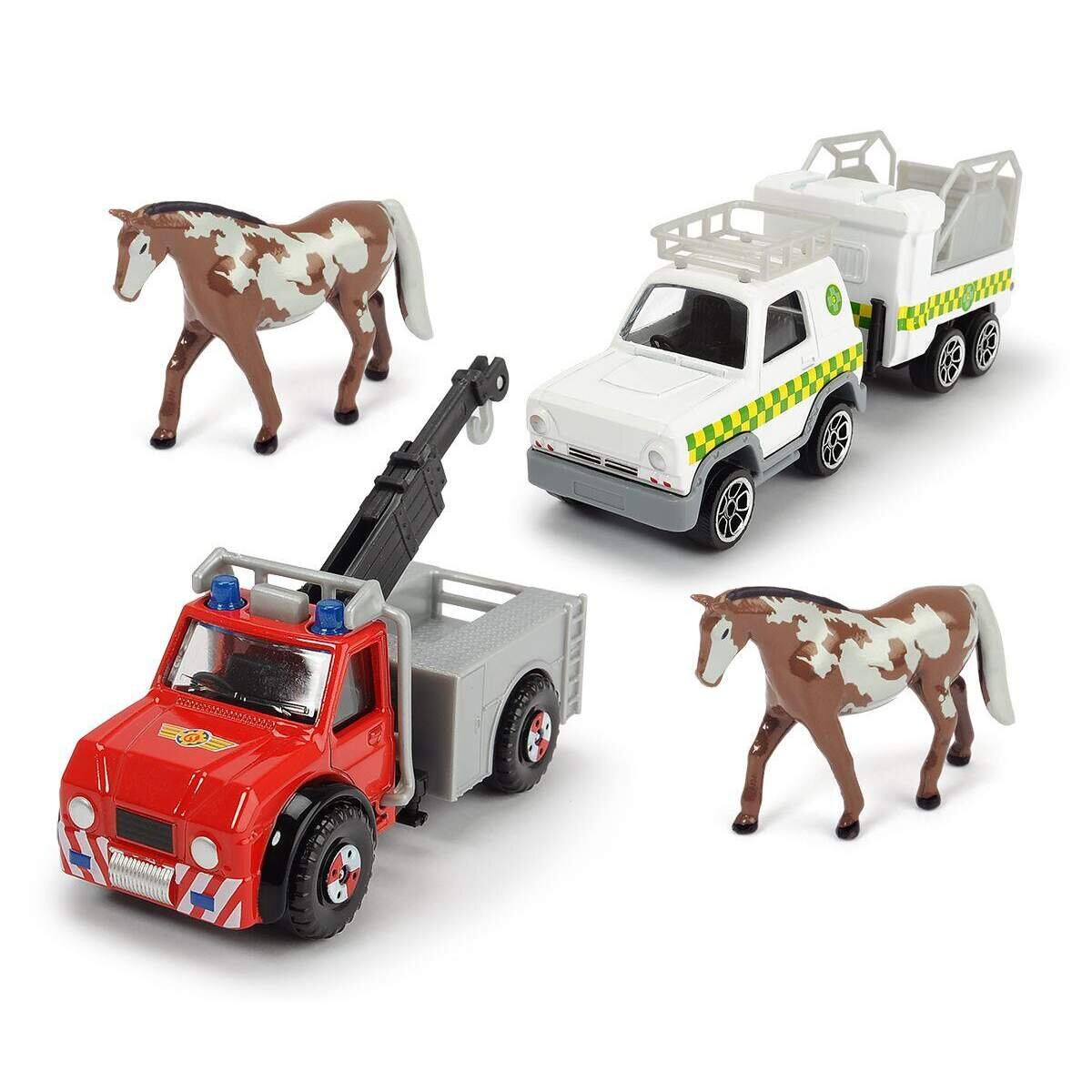 Dickie Toys Feuerwehrmann Sam 4 Pack, 1 Set, 3-fach sortiert