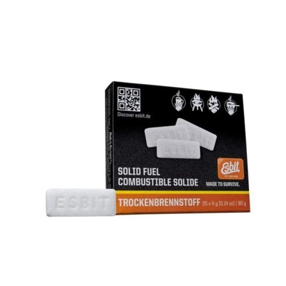 Esbit Trockenbrennstoff für Dampfmaschinen klein, 20x 4g