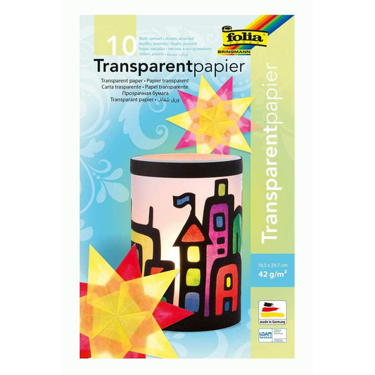 Folia 810 Transparentpapier-Mappe 10 Blatt