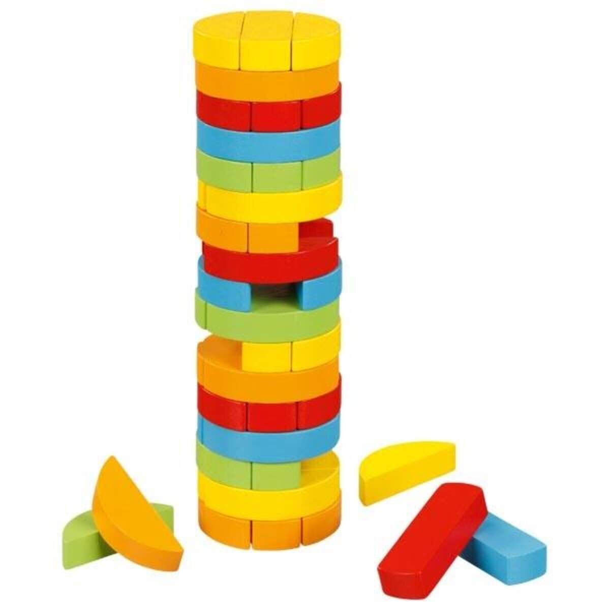 goki Geschicklichkeitsspiel Wackelturm, rund