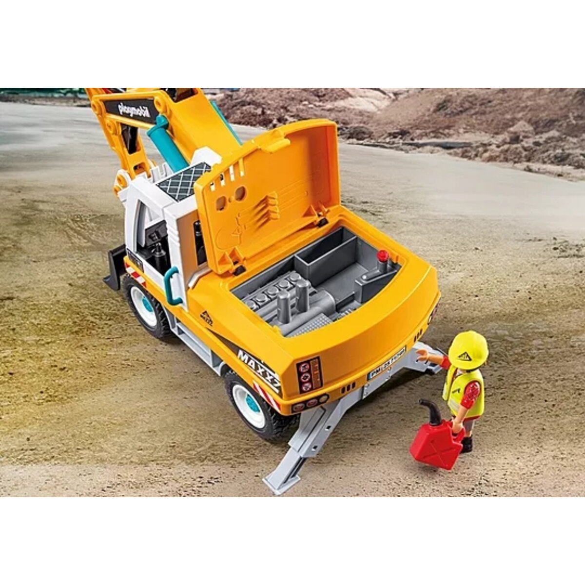 PLAYMOBIL® 71749 Act!on Heros Großer Bagger