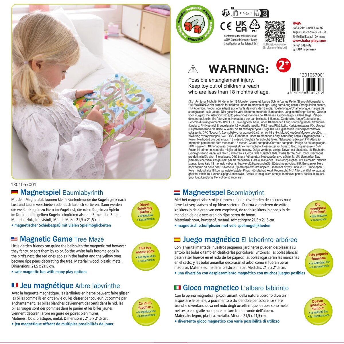 HABA Magnetspiel Baumlabyrinth