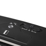 Hama Aktenvernichter S8CD Basic schwarz Schredder mit Sicherheitsstufe P2 T1