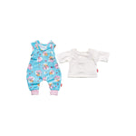 Heless Strampler mit T-Shirt, für Puppen, Einhorn Emil und Fee Emma, Größe 35 - 45 cm