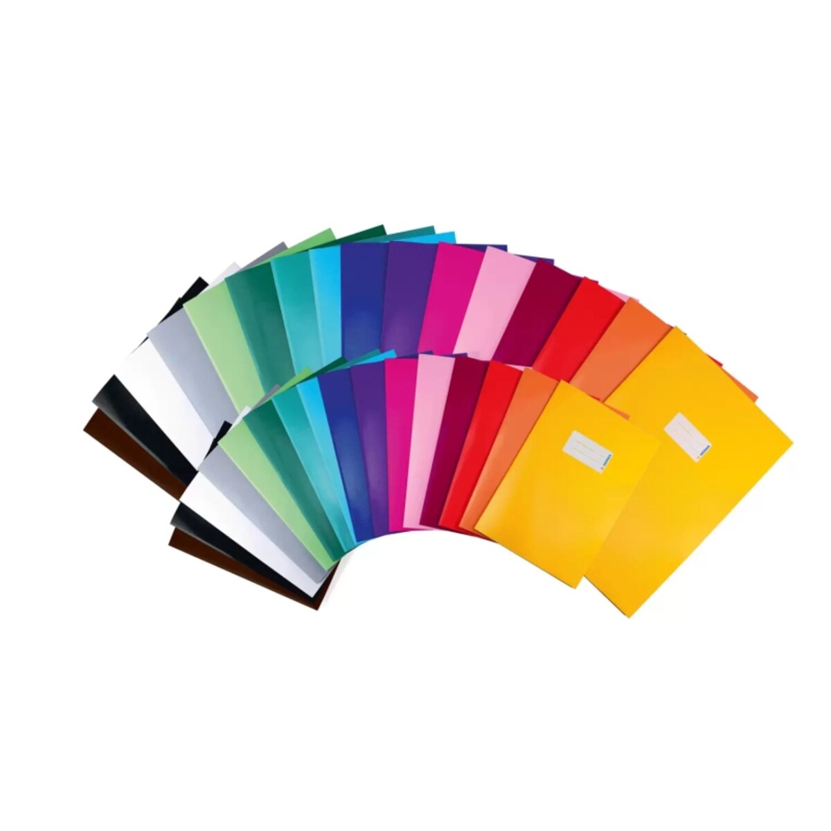 HERMA 1 Heftschoner Karton A5 dunkelblau mit Beschriftungsfeld