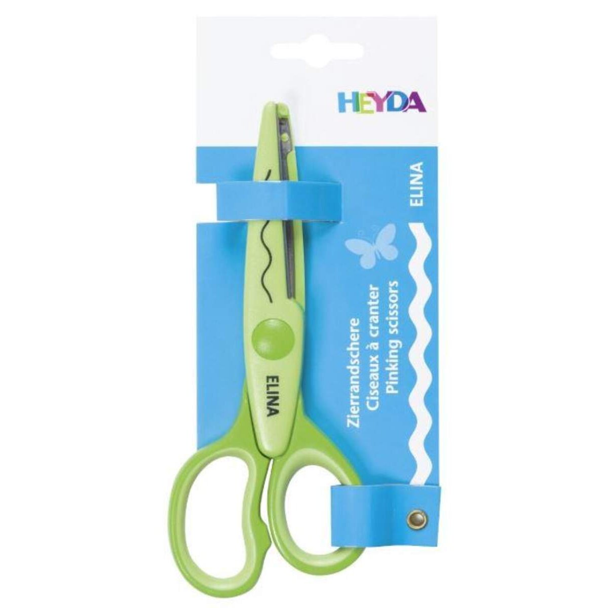 Heyda Universalschere Zierrandschere Elina grün