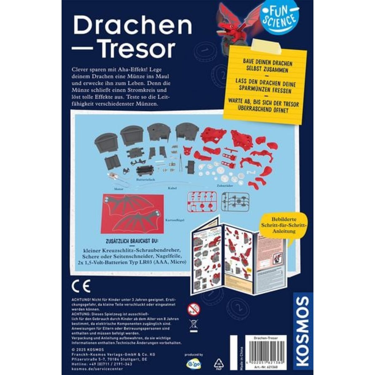 KOSMOS Fun Science Drachen-Tresor