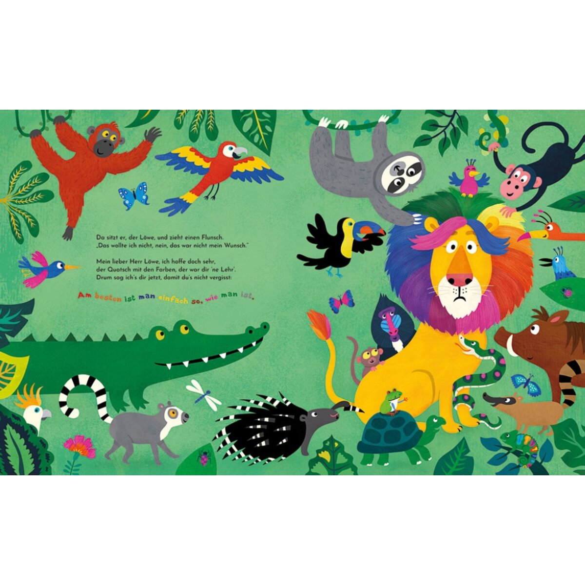 Magellan Verlag Herr Löwe trägt heut´ bunt