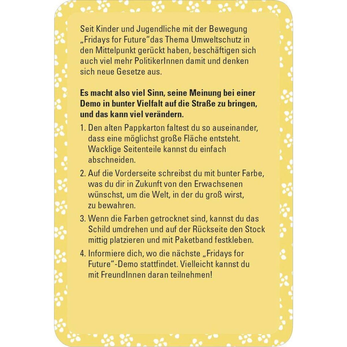 moses. 50 Ideen für Klimaretter