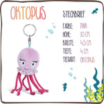 NICI Schlüsselanhänger Oktopus Oktina 10 cm