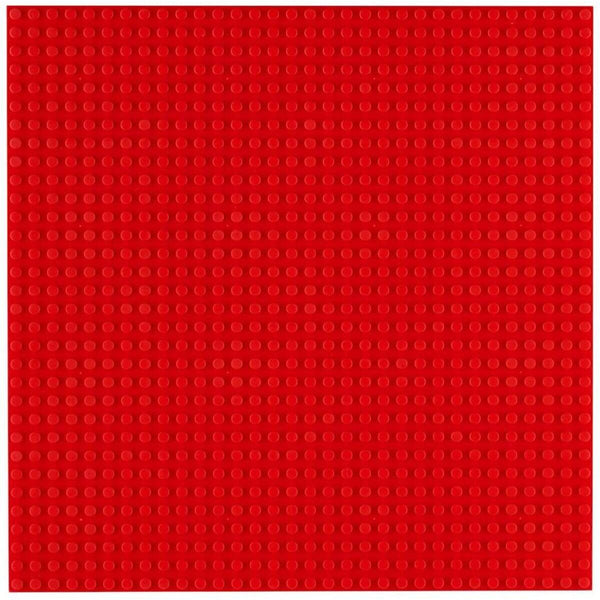 Open Bricks Bauplatten, 32x32 (25,5 x 25,5 cm), Rot, 2 Stück