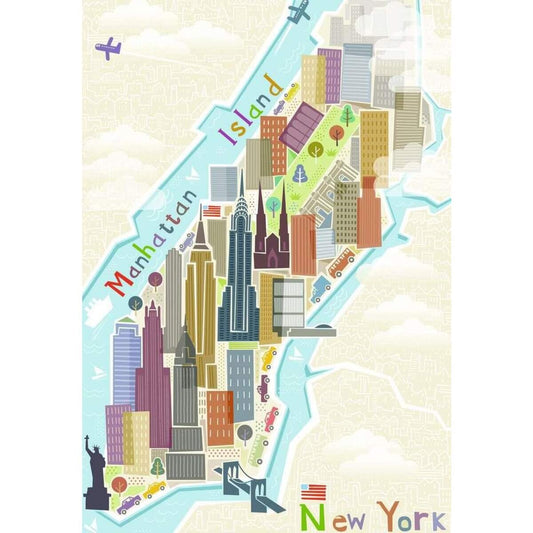 Ravensburger Puzzle New York, 99 Teile