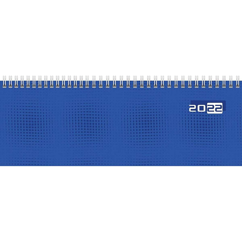 rido/idé Wochenkalender 2022, Modell semana, Karton-Einband blau, 1 Seiten = 1 Woche