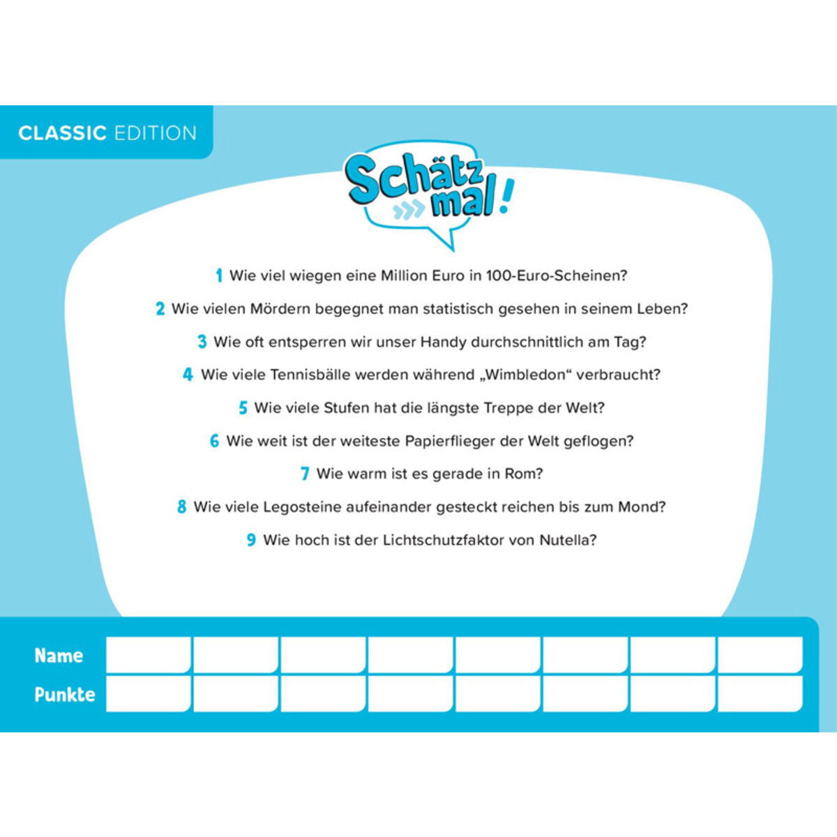 SMV Schätz mal! Classic Edition