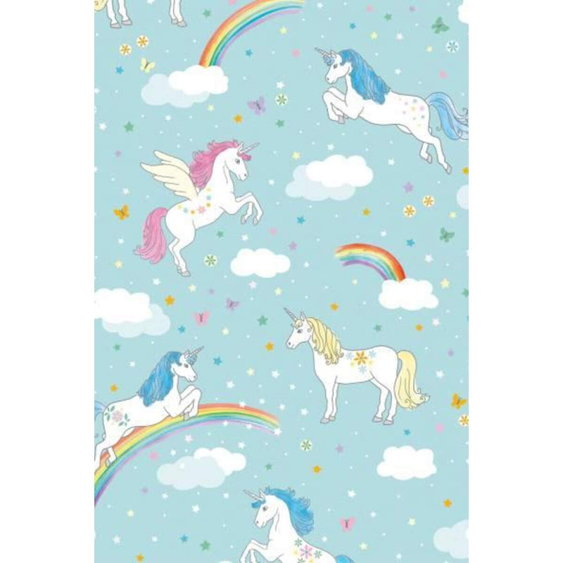 STEWO Geschenkpapier Melody blau, 70 x 200 cm