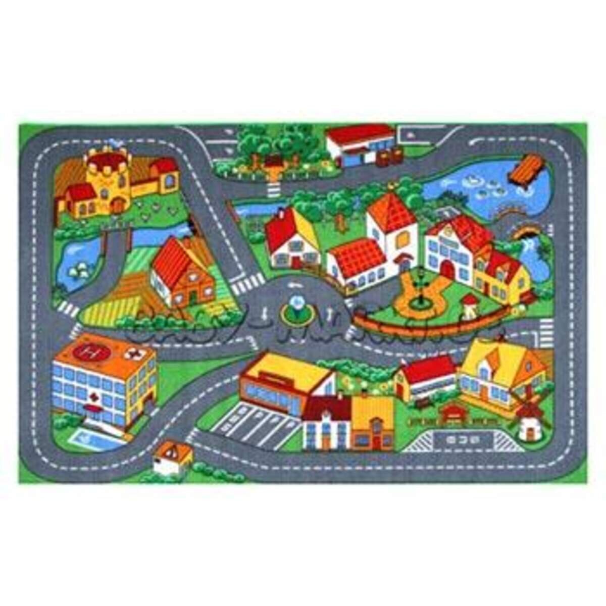 Straßenspielteppich Quiet Town, 95 x 133cm