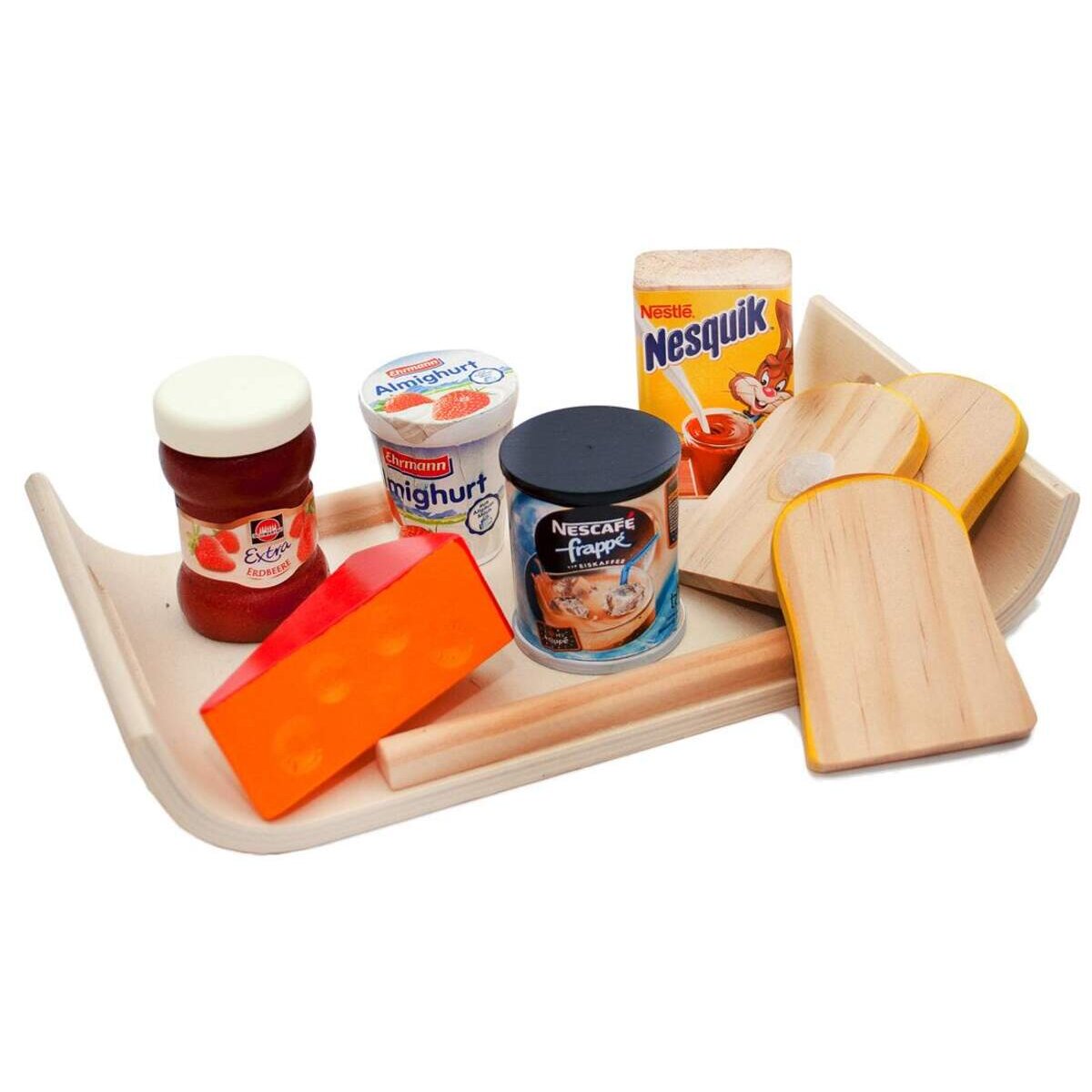 Tanner Frühstücksset mit Tablett für die Puppenstube oder Kaufmannsladen