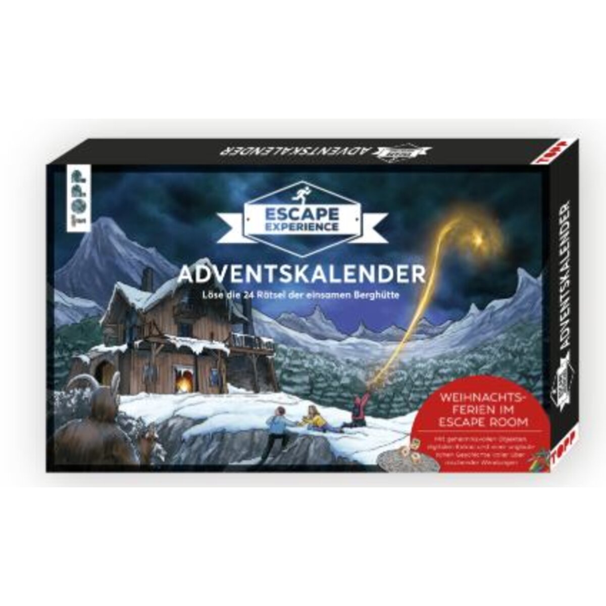 Topp Escape Experience Adventskalender 24 Rätsel der einsamen Berghütte