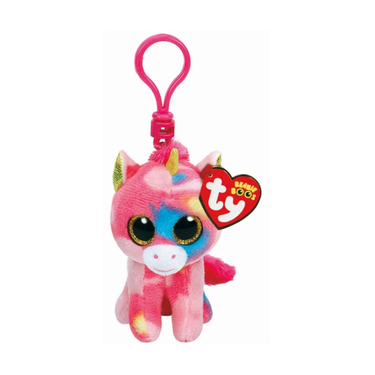 Ty Beanie Clip Einhorn Fantasia, 13cm