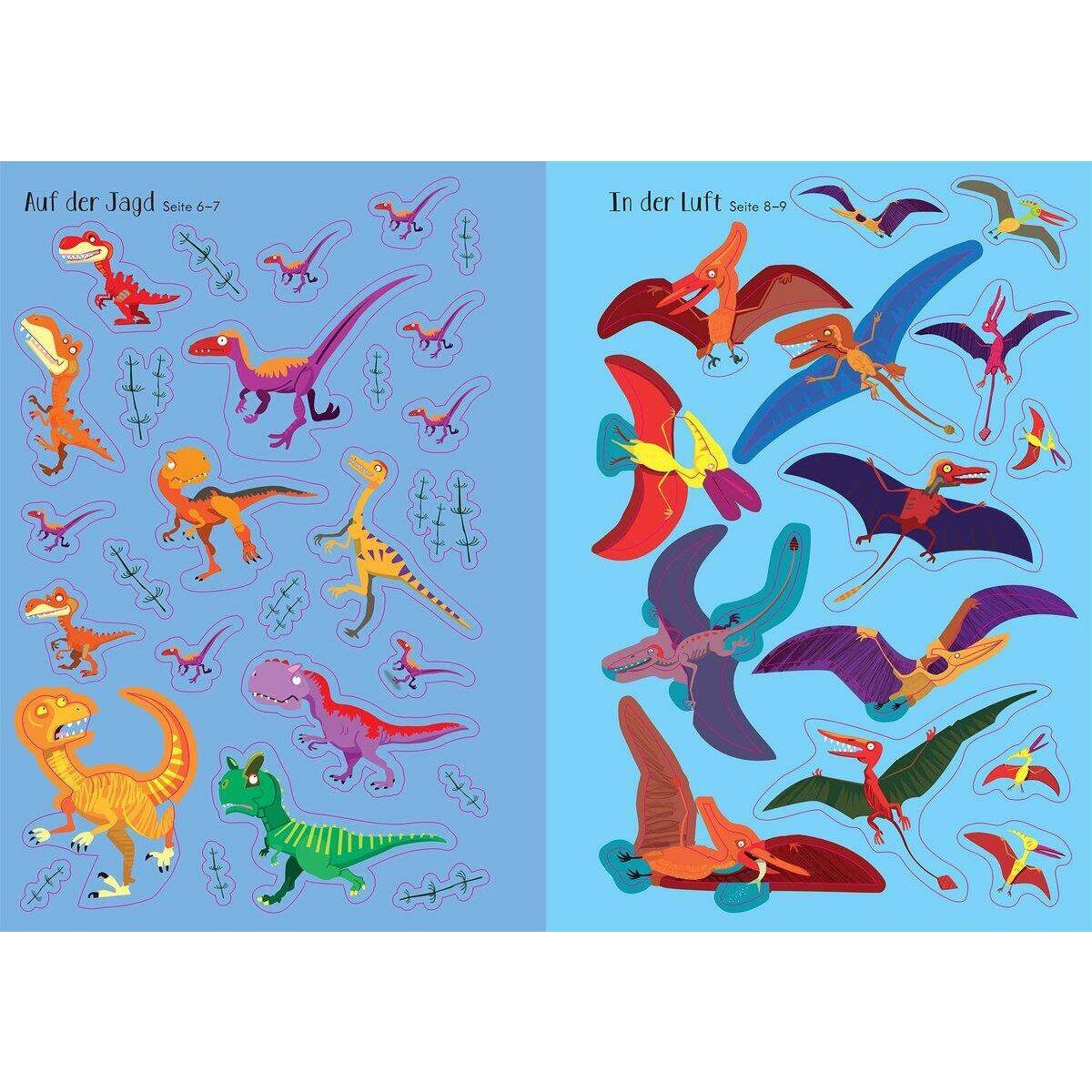 Usborne Verlag Mein Immer-wieder-Stickerbuch: Dinosaurier