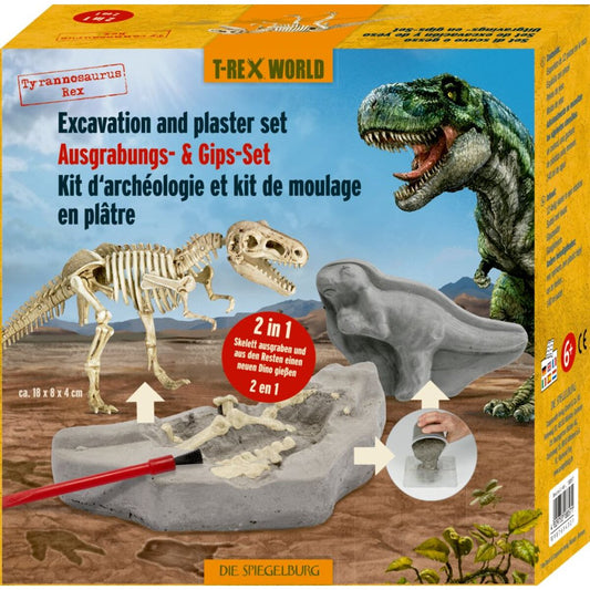 Die Spiegelburg Ausgrabungs- & Gips-Set T-Rex - T-Rex World