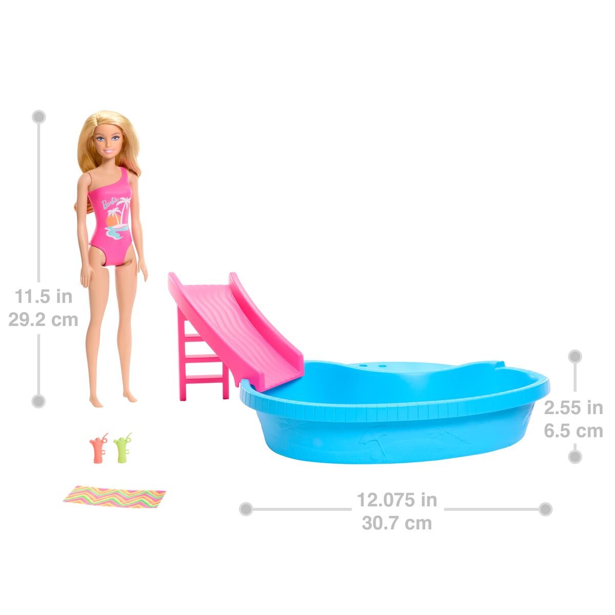 Barbie Pool mit Puppe Refresh