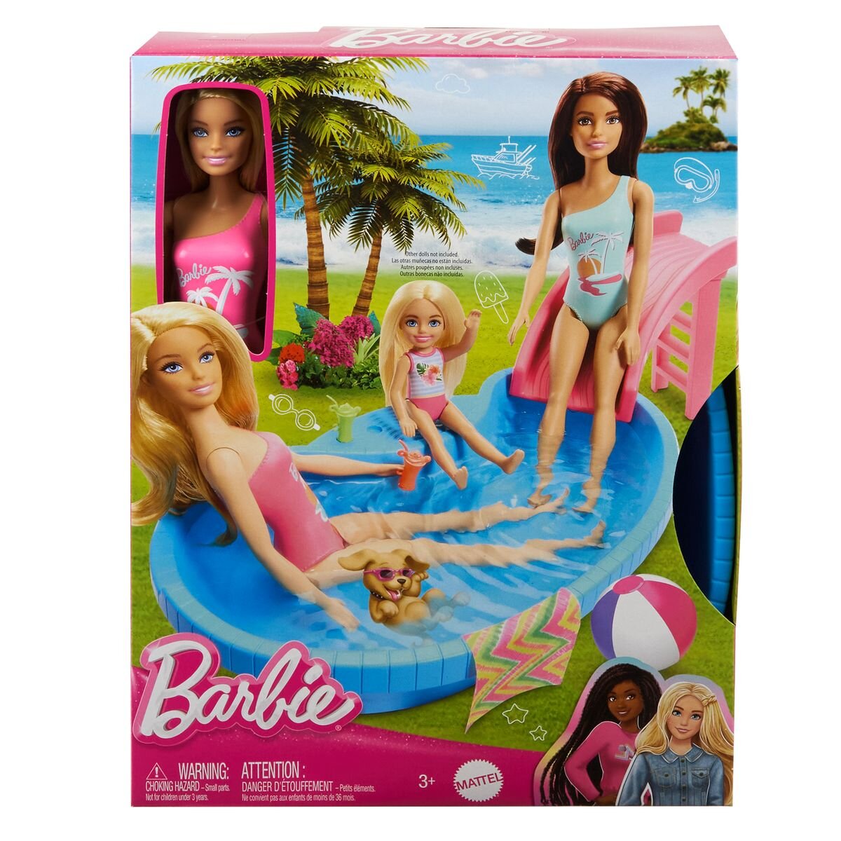 Barbie Pool mit Puppe Refresh