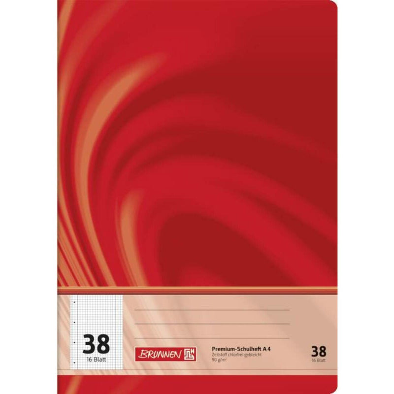 BRUNNEN Schulheft Young Vivendi A4, kariert, Liniatur 38, 16 Blatt