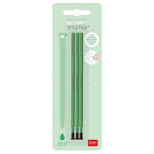 Legami Ersatzmine für löschbaren Gelstift - Erasable Pen, grün