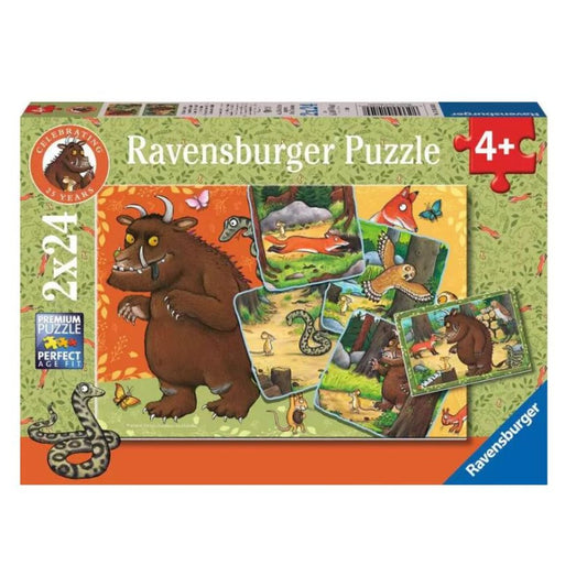 Ravensburger Kinderpuzzle-25 Jahre Grüffelo! , 24 Teile