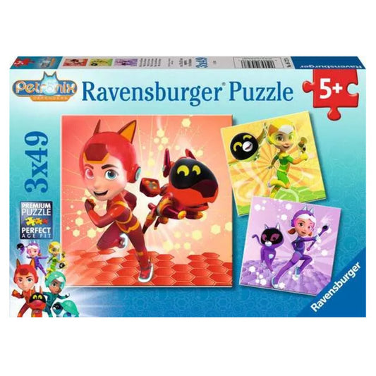 Ravensburger Kinderpuzzle ab 5 Jahren - Matt, Jia und Emma - 49 Teile