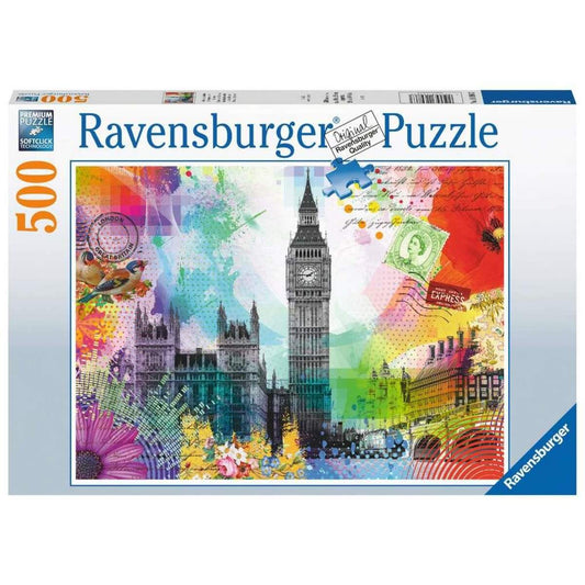 Ravensburger Puzzle - Grüße aus London, 500 Teile