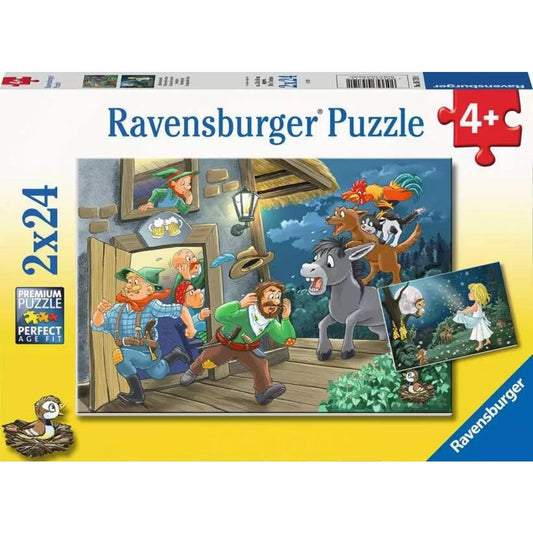Ravensburger Puzzle - Märchenstunde, 2 x 24 Teile