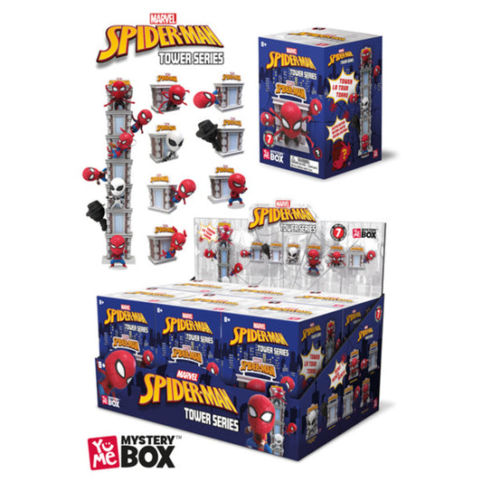 YüMe Marvel Spiderman Surprise Box - Tower Series, 1 Figur, sortiert
