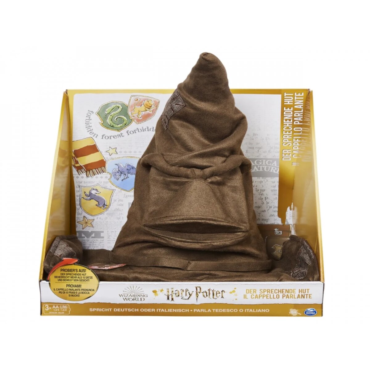 AMIGO Harry Potter Interaktiver Sprechender Hut mit Sound