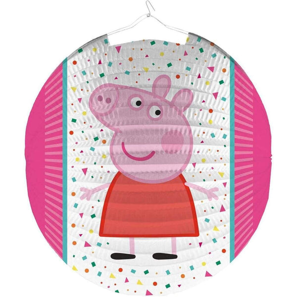 amscan Lampion aus Papier, Peppa Pig, 25cm