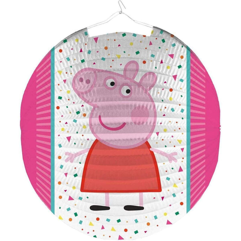 amscan Lampion aus Papier, Peppa Pig, 25cm