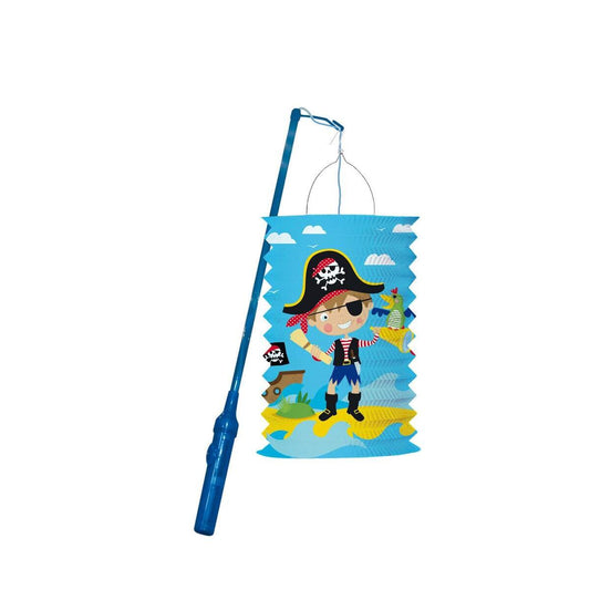 amscan Laternenset Little Pirate Papier / Plastik 28 cm / 40 cm